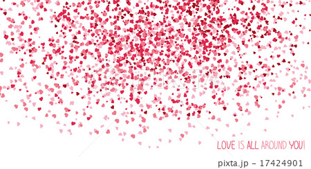 'Love is all around you!' frame. Copy space. 'Love is all around you!' frame. Copy space. 17424901