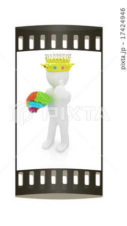 King with brain. The film strip 17424946