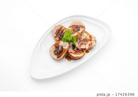 Pork roll with prune Pork roll with prune 17426396