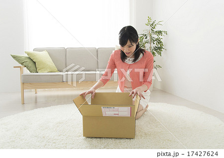 荷物を開ける 17427624