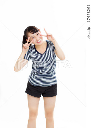 健康的な可愛い女子校生 17428261