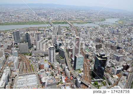 梅田の茶屋町を空撮 17428756