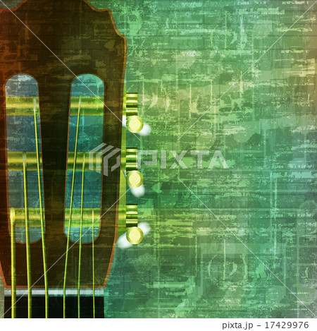 abstract grunge background with acoustic guitar abstract grunge background with acoustic guitar 17429976