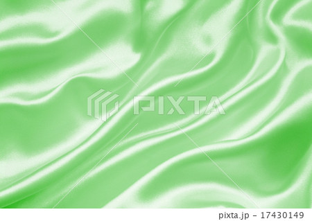 Smooth elegant green silk or satin texture  17430149