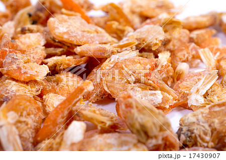 Small dried shrimp for cooking at market. Small dried shrimp for cooking at market. 17430907