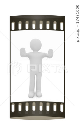 3d man. Ban, veto, warning. The film strip 3d man. Ban, veto, warning. The film strip 17431000