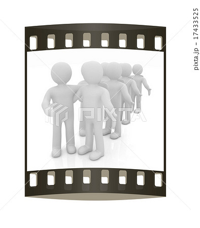 Friends standing next to an embrace.Film strip Friends standing next to an embrace.Film strip 17433525
