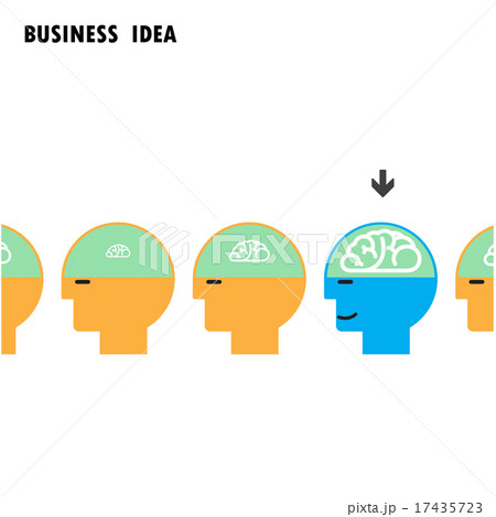 Businessman standing out from the crowd. Businessman standing out from the crowd. 17435723