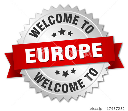 europe 3d silver badge with red ribbon europe 3d silver badge with red ribbon 17437282