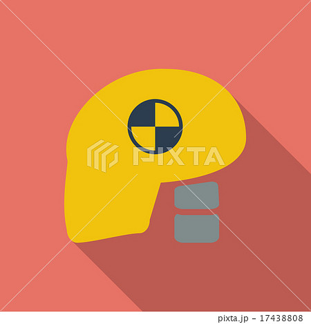 Icon dummy head for crash test. 17438808