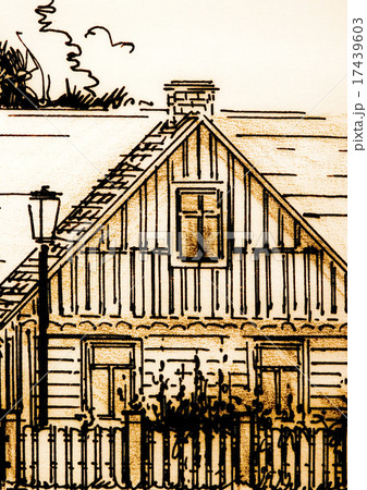 Color samples for selection with house plan  17439603