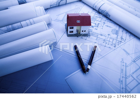 Architecture plan and home, natural colorful tone Architecture plan and home, natural colorful tone 17440562