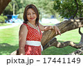 woman in the Park on a walk 17441149