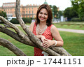 woman in the Park on a walk 17441151