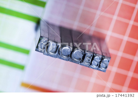 Typography success, bright colorful tone concept 17441392