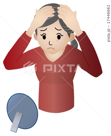 白髪女性 17446662