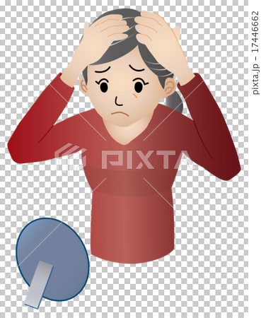 灰色頭髮的女人 17446662