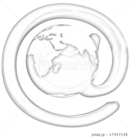 Glossy icon with mail for Earth Glossy icon with mail for Earth 17447146