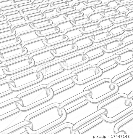 Metal chains on white Metal chains on white 17447148