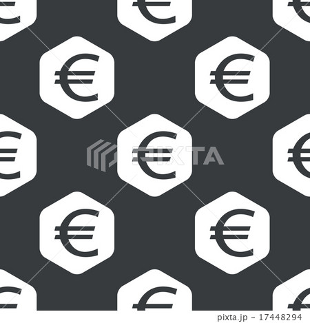 Black hexagon euro pattern Black hexagon euro pattern 17448294