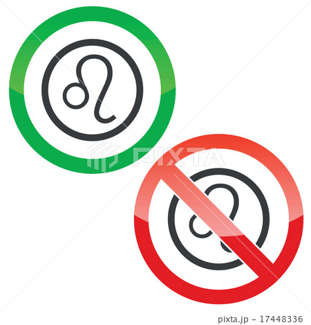 Leo permission signs Leo permission signs 17448336