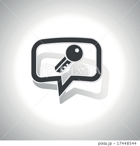 Curved key message icon 17448544