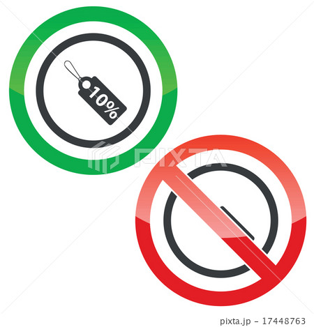 Dicount permission signs 17448763