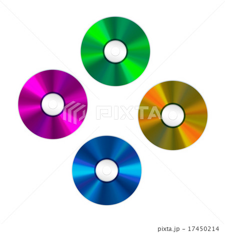 four colored Compact Discs 17450214