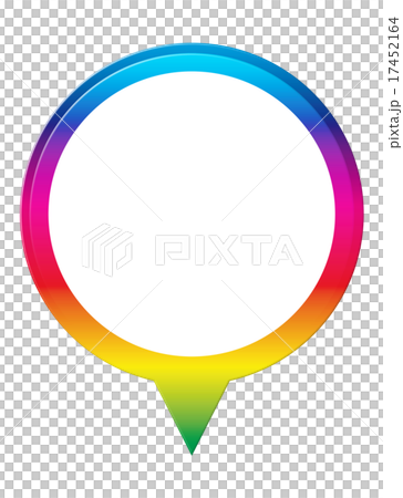 丸いフキダシ 丸いフキダシ 17452164