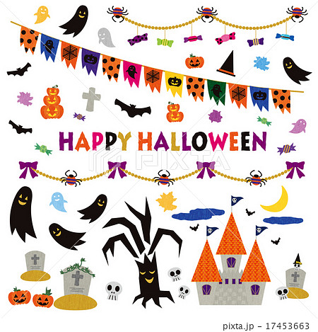 素材-HAPPY HALLOWEEN（テクスチャ） 17453663