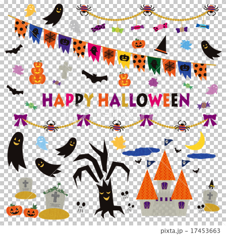 素材-HAPPY HALLOWEEN（テクスチャ） 17453663