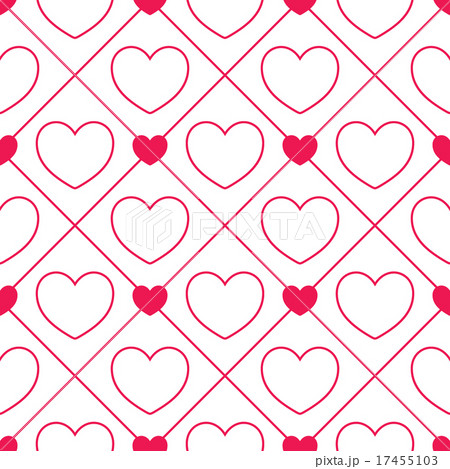 Seamless hearts pattern 17455103