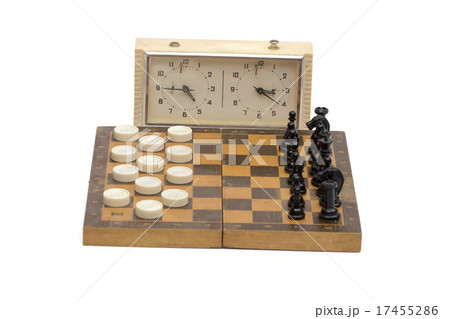 chess on the white background chess on the white background 17455286