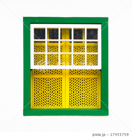 Colorful vintage window. Colorful vintage window. 17455759