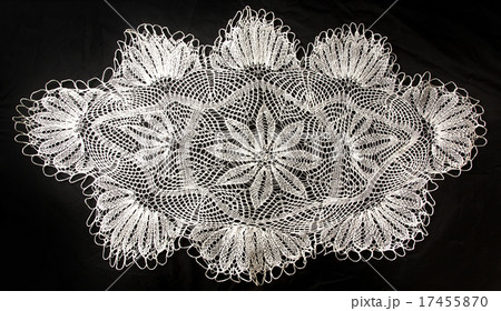 Crocheted lace napkin 17455870