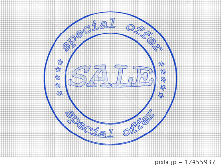 Sale emblem chalk message Sale emblem chalk message 17455937