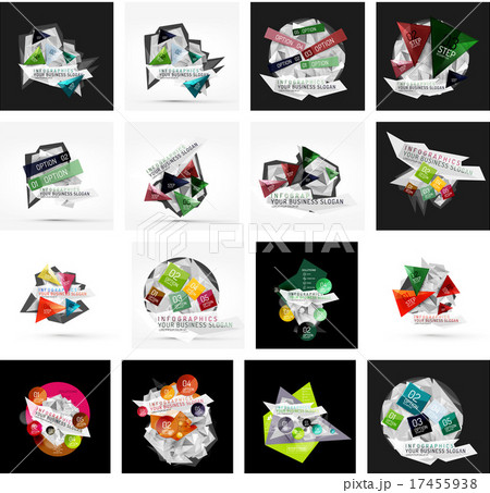 Set of various universal geometric layouts Set of various universal geometric layouts 17455938