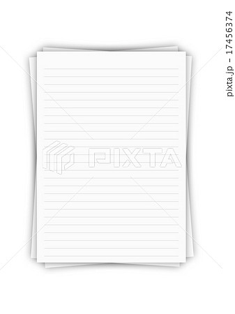 レポート用紙のイラスト素材