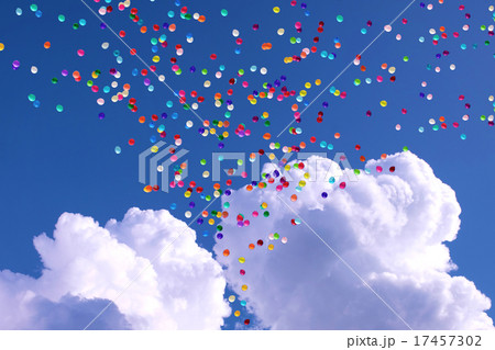 入道雲と風船 入道雲と風船 17457302