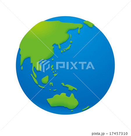 立体的な地球イラストのイラスト素材 17457310 Pixta
