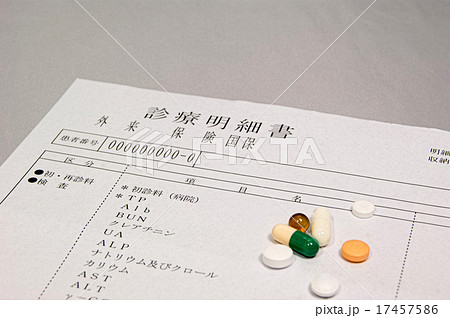 診療明細と処方薬 診療明細と処方薬 17457586