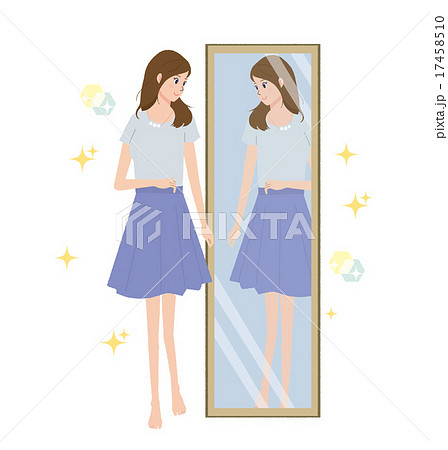 女性　ファッション　イラスト 17458510