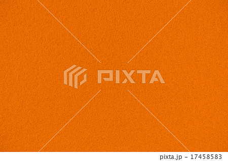 オレンジ色のフェルト生地 17458583