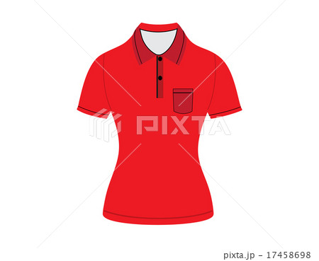 polo shirt outline on white background polo shirt outline on white background 17458698