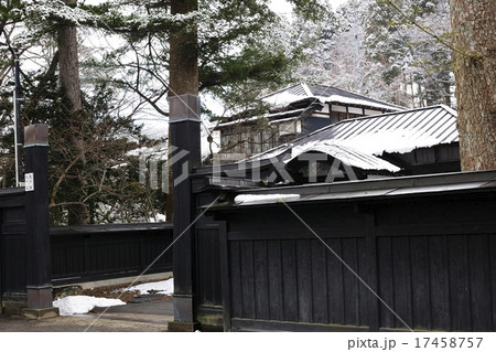 悠久の時、武家屋敷、雪景色 悠久の時、武家屋敷、雪景色 17458757