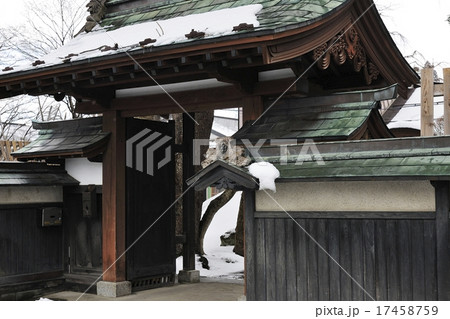 悠久の時、武家屋敷、雪景色 悠久の時、武家屋敷、雪景色 17458759