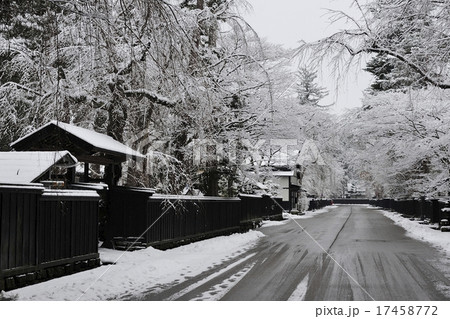 悠久の時、武家屋敷、雪景色 悠久の時、武家屋敷、雪景色 17458772