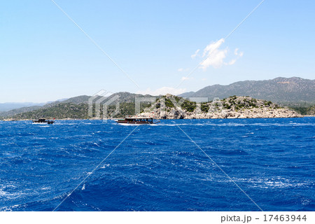 water of Mediterranean Sea off Turkish coast 17463944