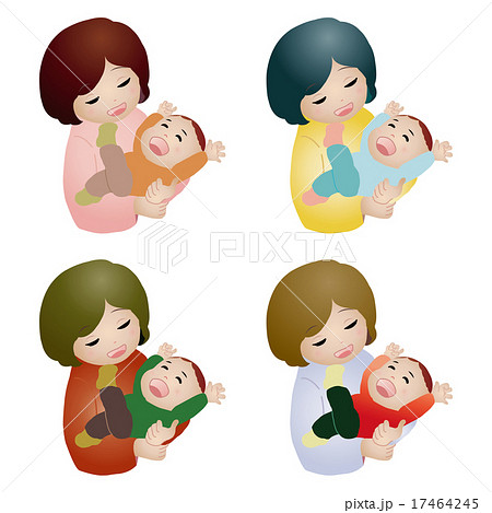 お母さんとこども 17464245