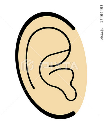 耳のイラスト素材 17464493 Pixta